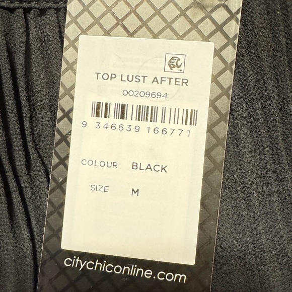 City Chic Lust After Top Size 18 - Picture 8 of 8